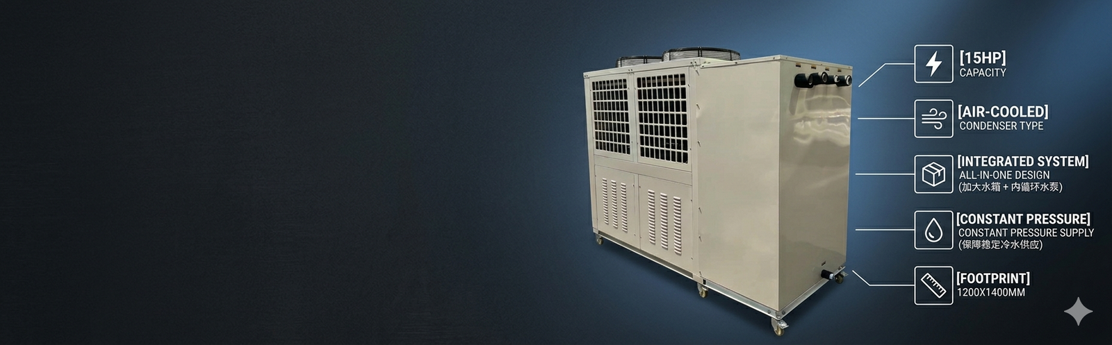 Custom industrial chiller solutions by APT
