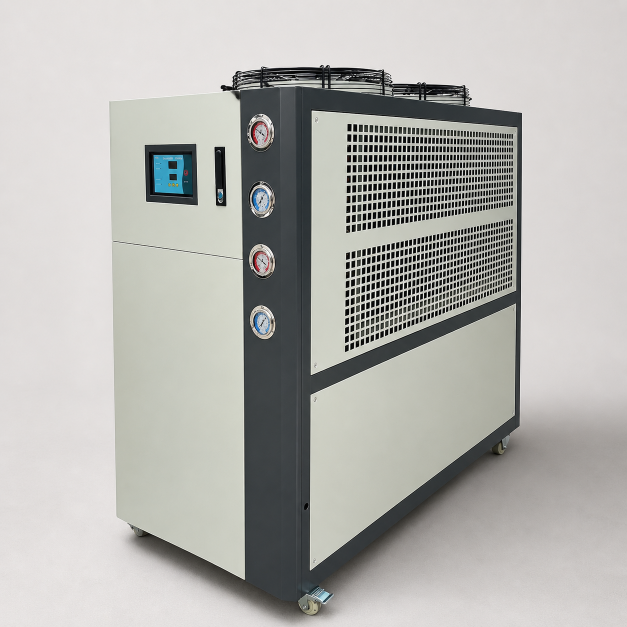 10 HP industrial air-cooled chiller for CNC machining extrusion and medium-duty process cooling