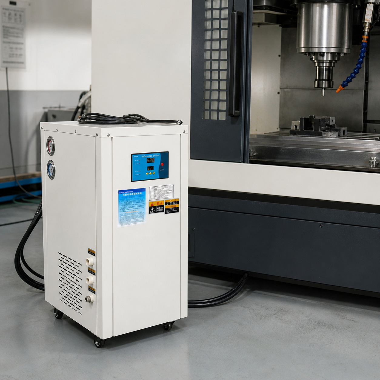 1 HP mini air-cooled chiller for laboratory and point-of-use cooling