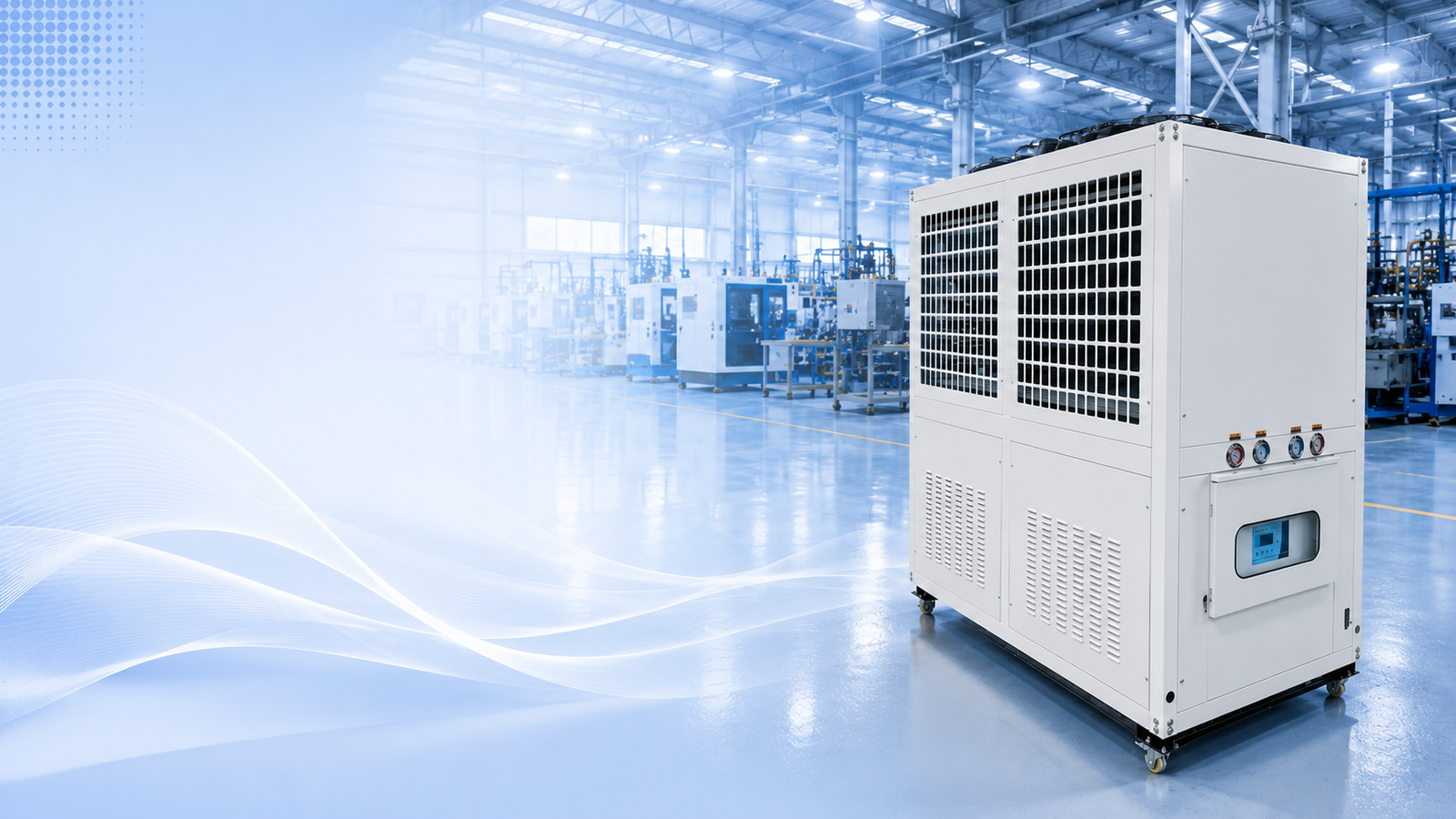 20HP air cooled industrial chiller for process cooling