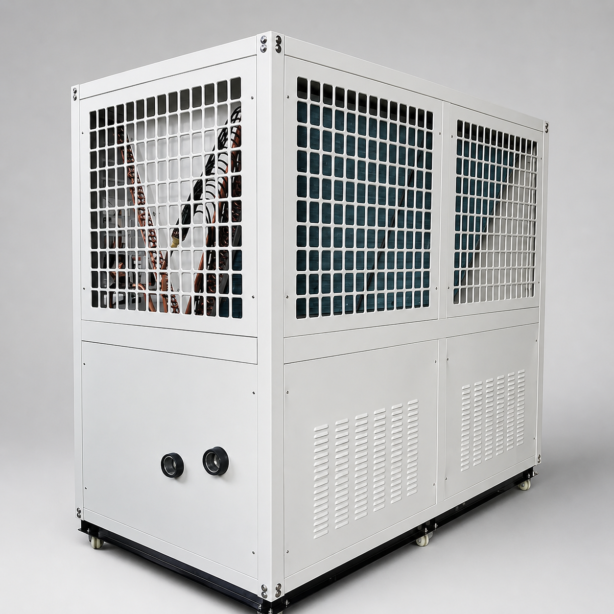 25 HP large air-cooled chiller for industrial process cooling and water circulation