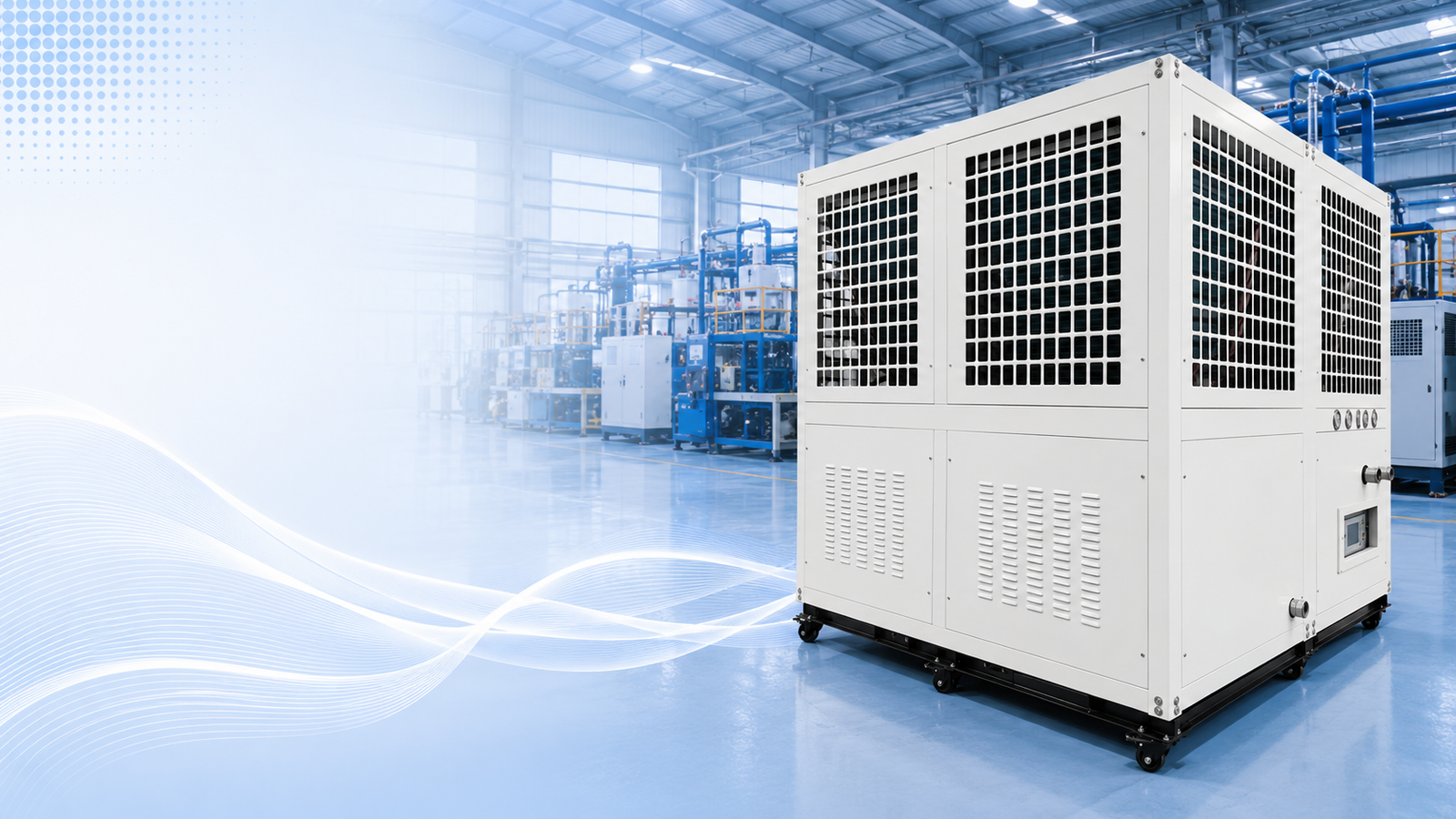 40HP high ambient custom air cooled chiller for hot climate industrial cooling