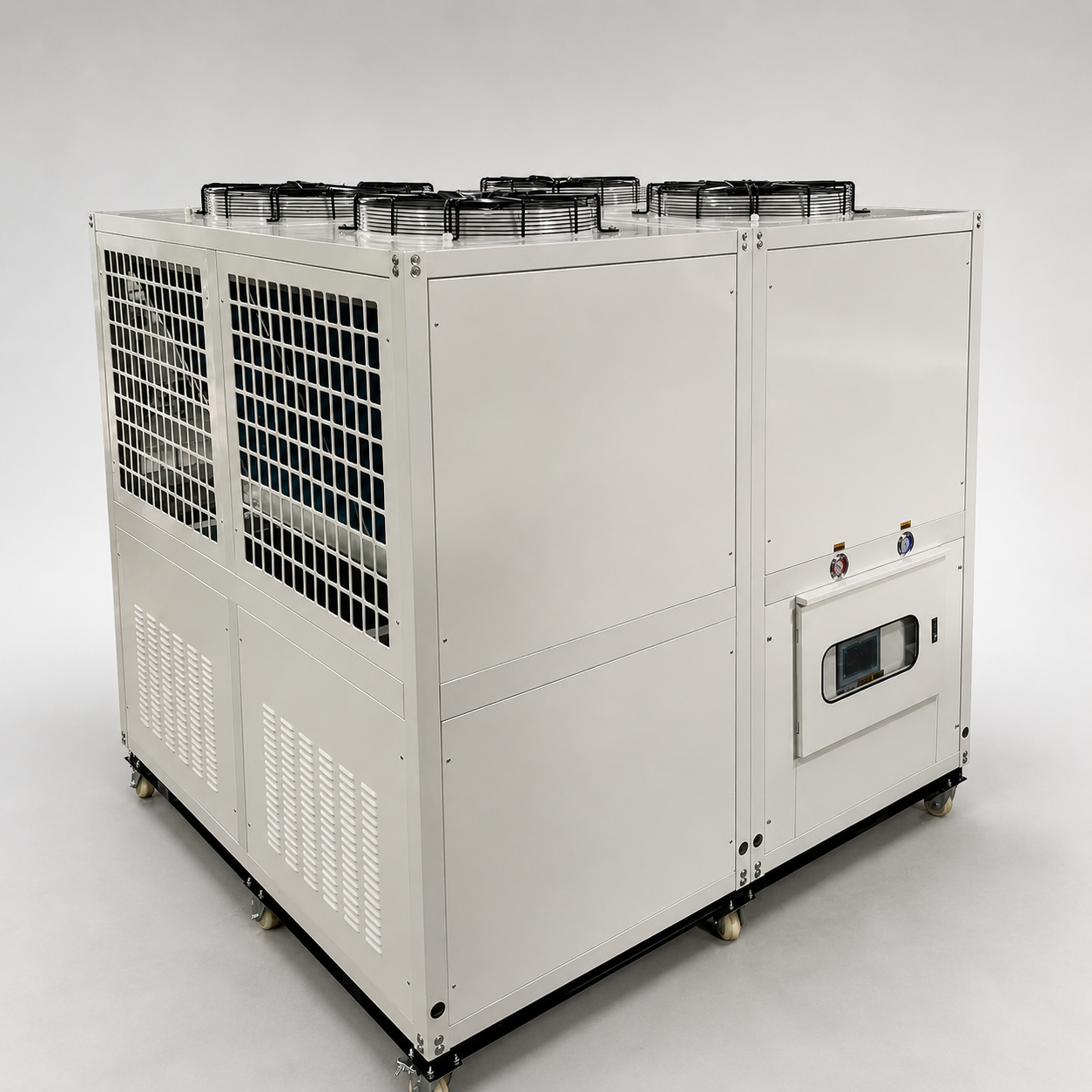 50 HP large air-cooled chiller for centralized industrial process cooling systems