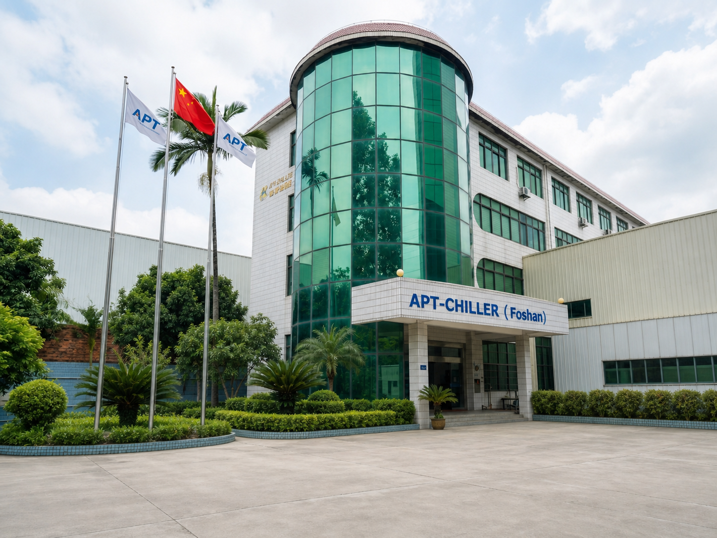 APT Chiller workshop and industrial process cooling manufacturing team