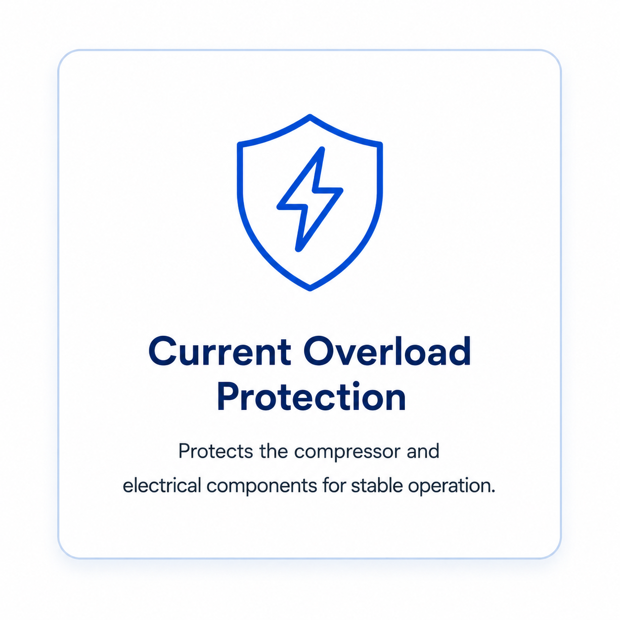 Current overload protection icon