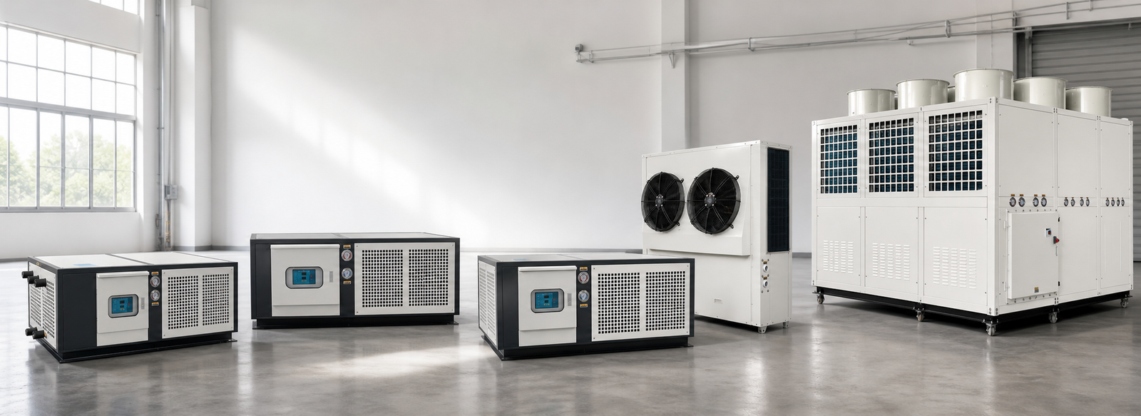 Custom industrial chiller hero banner by APT Chiller for precision process cooling projects
