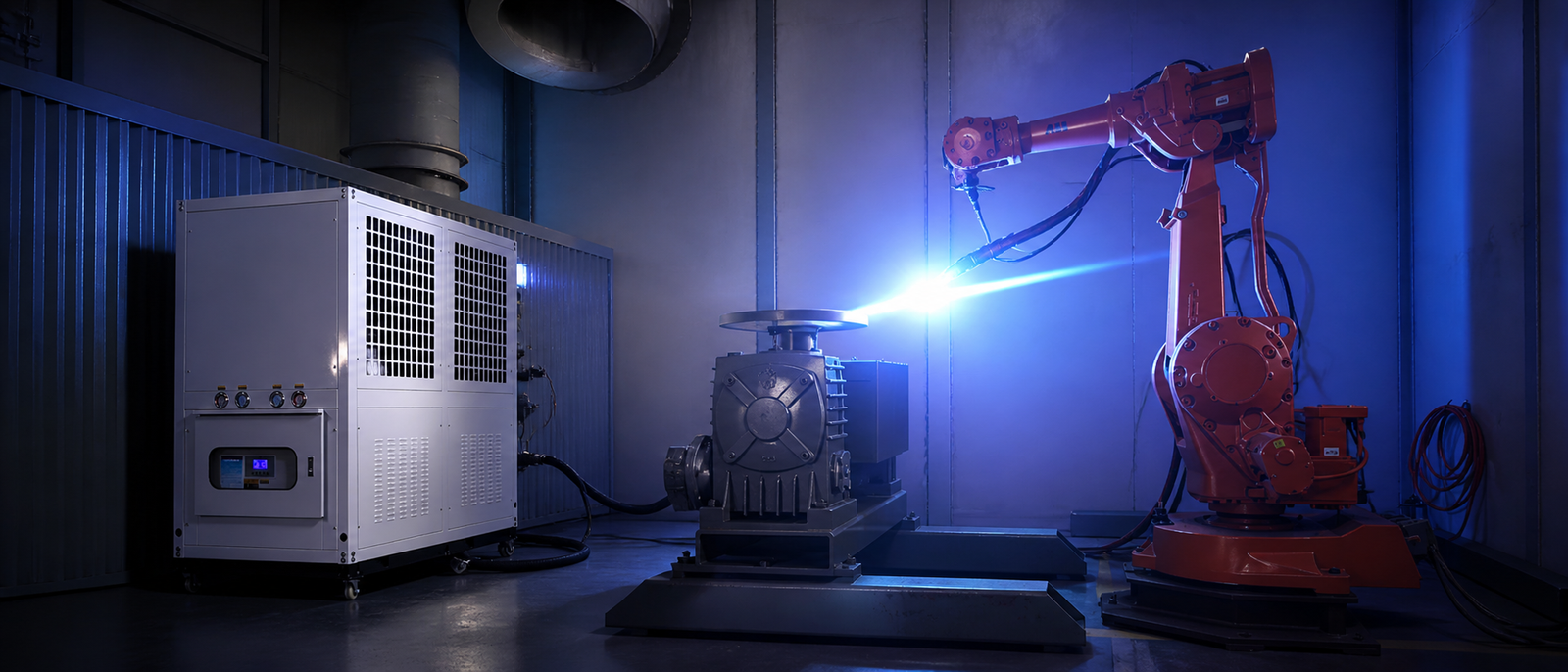 Thermal Spray HVOF Cooling Case for industrial process cooling
