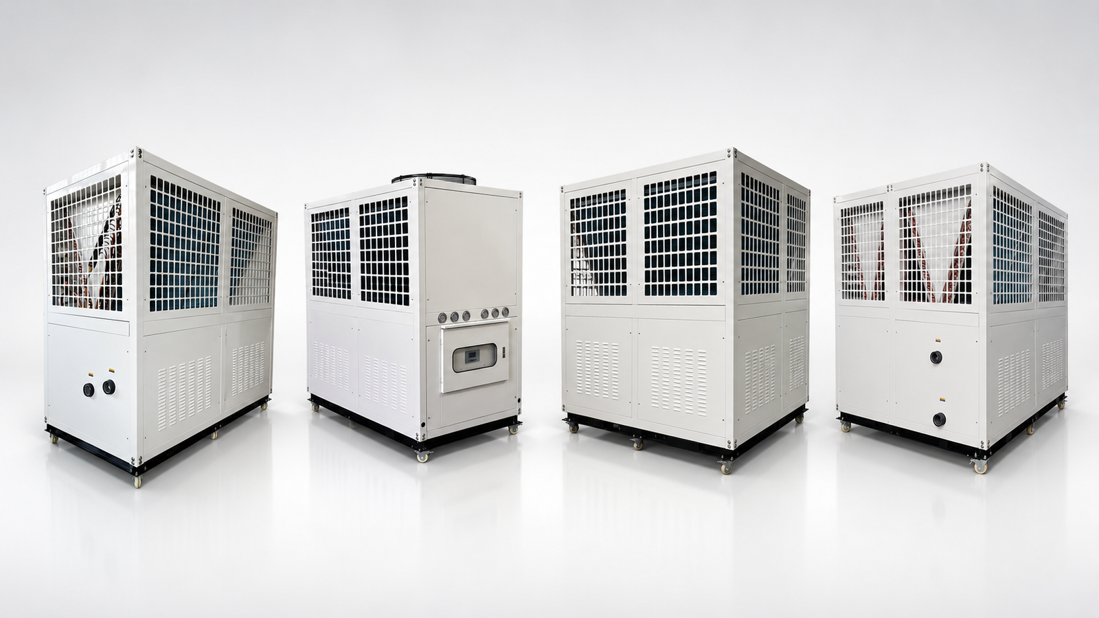 20-50 HP large air-cooled chiller for continuous industrial cooling