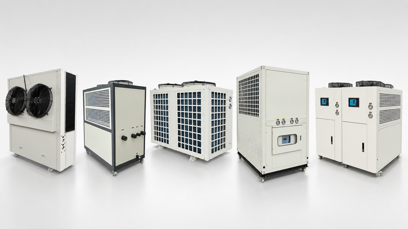 5-20 HP industrial air-cooled chiller for factory process cooling